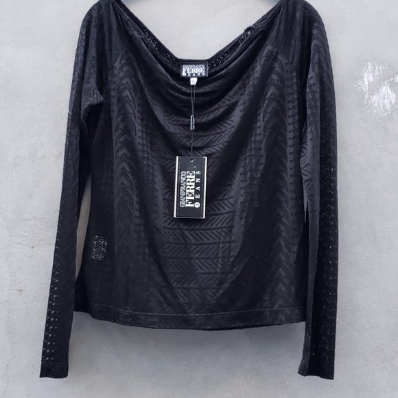 NEW Gianfranco Ferre Jeans Top - Picture 2 of 7